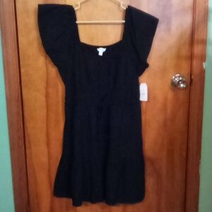 Time And Tru Mini Flutter Dress